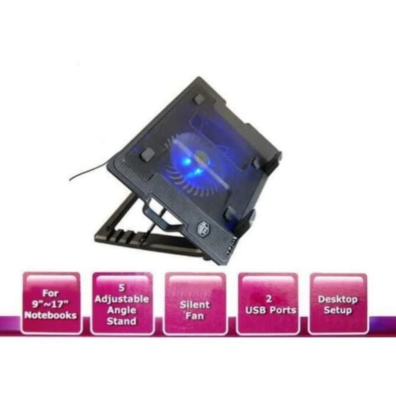 KIPAS PENDINGIN LAPTOP / COOLINGPAD ERGOSTAND / COOLERPAD GAMING ERGOSTAND