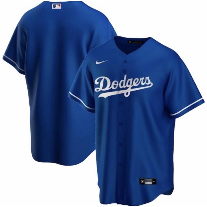 [PROMO MURAH BISA COD] LA Dodgers Blue MLB Jersey Baseball Nike Original Authentic 100%