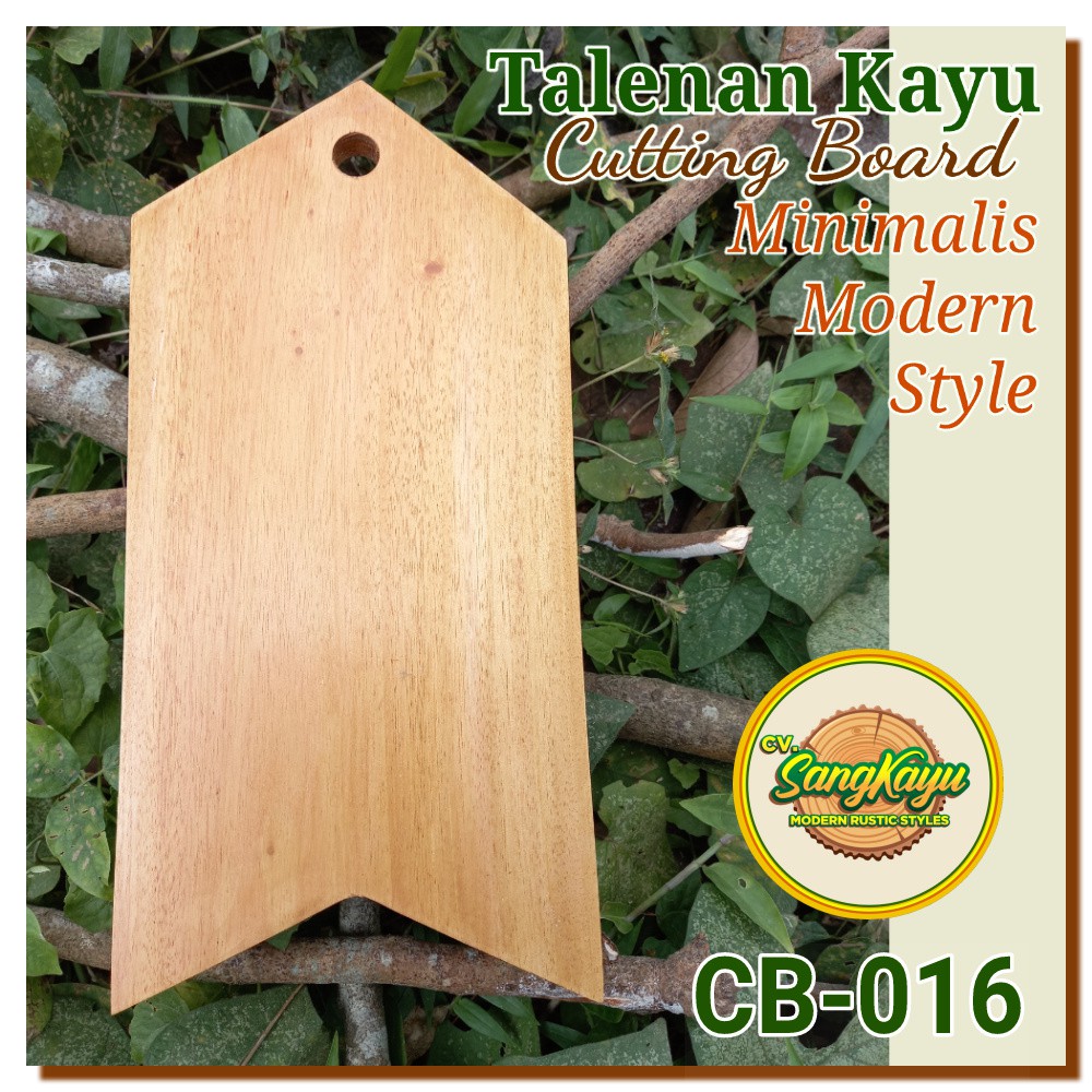 Talenan 30x15cm 016 talenan kayu modern Cutting Board Chopping board