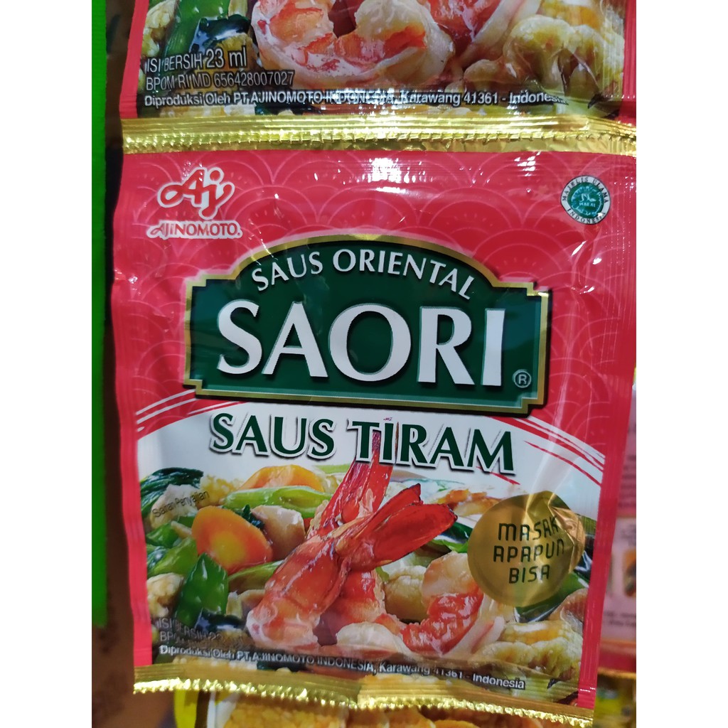 Ajinomoto Saori Saus Tiram Sachet 23 Gram Shopee Indonesia