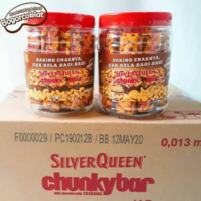 

Silverqueen Chungkybar Toples 33gr