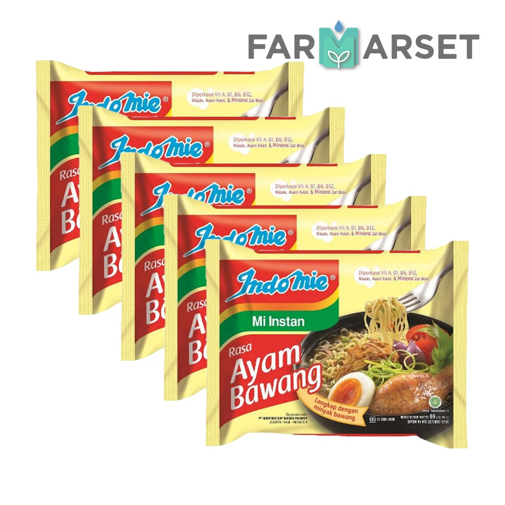 

[BANDUNG ONLY] Indomie Kuah Rasa Ayam Bawang 5 pcs