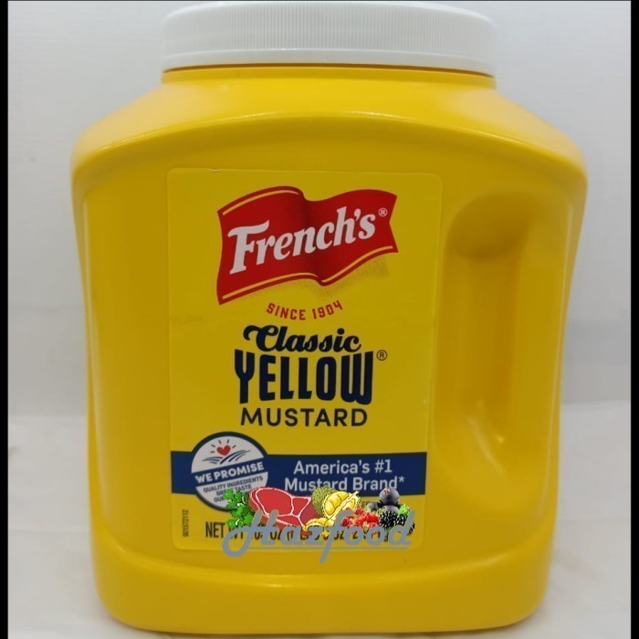 

French's classic yellow mustard 2,98kg 105 oz / yellow mustard paste