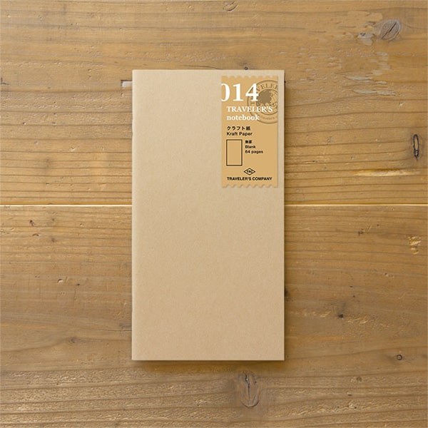 

[RESTOCK] Midori Traveler's Notebook Refill 014 - Kraft Note Regular Size