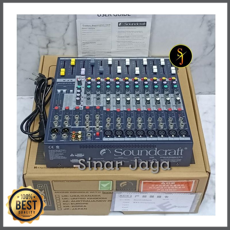 Mishad Shop -  Mixer SoundCraft EFX-8 mixer audio Soundcraft 8 channel GU-5117-2695