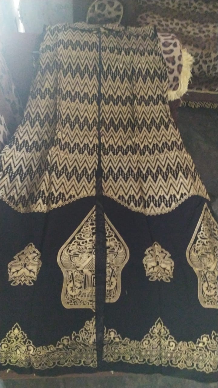 Batik Couple Keluarga Sania Ruffle Ori Ndoro Jowi Dnt Merak