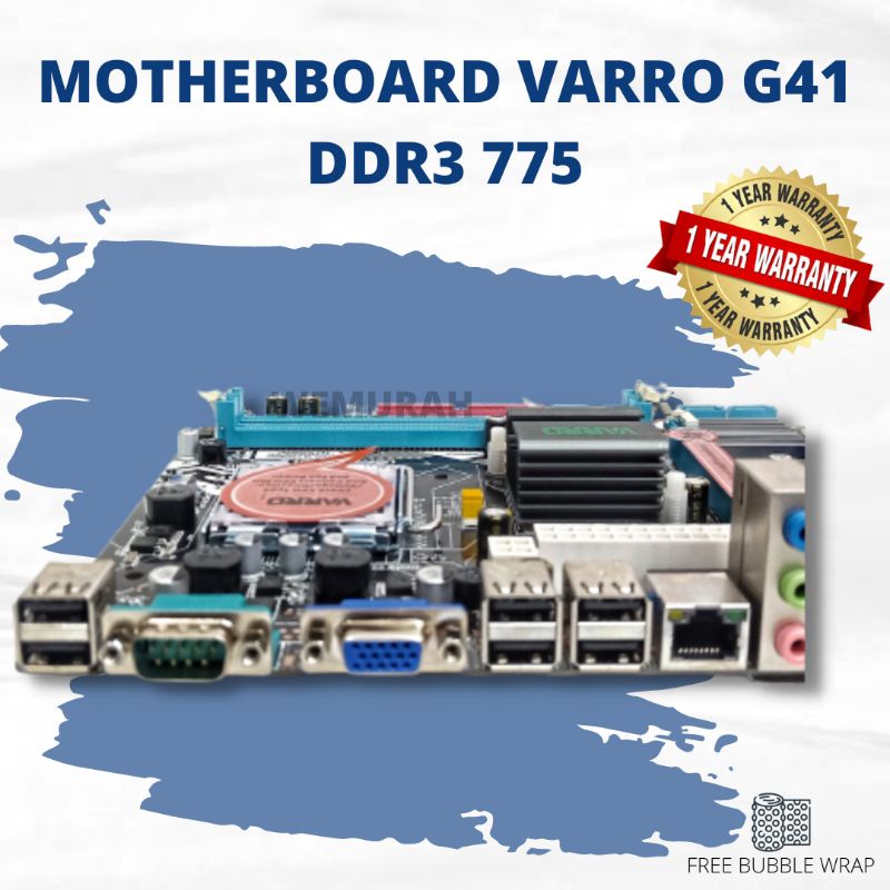 Mainboard G41 Varro Socket 775 DDR3 - MOBO Komputer