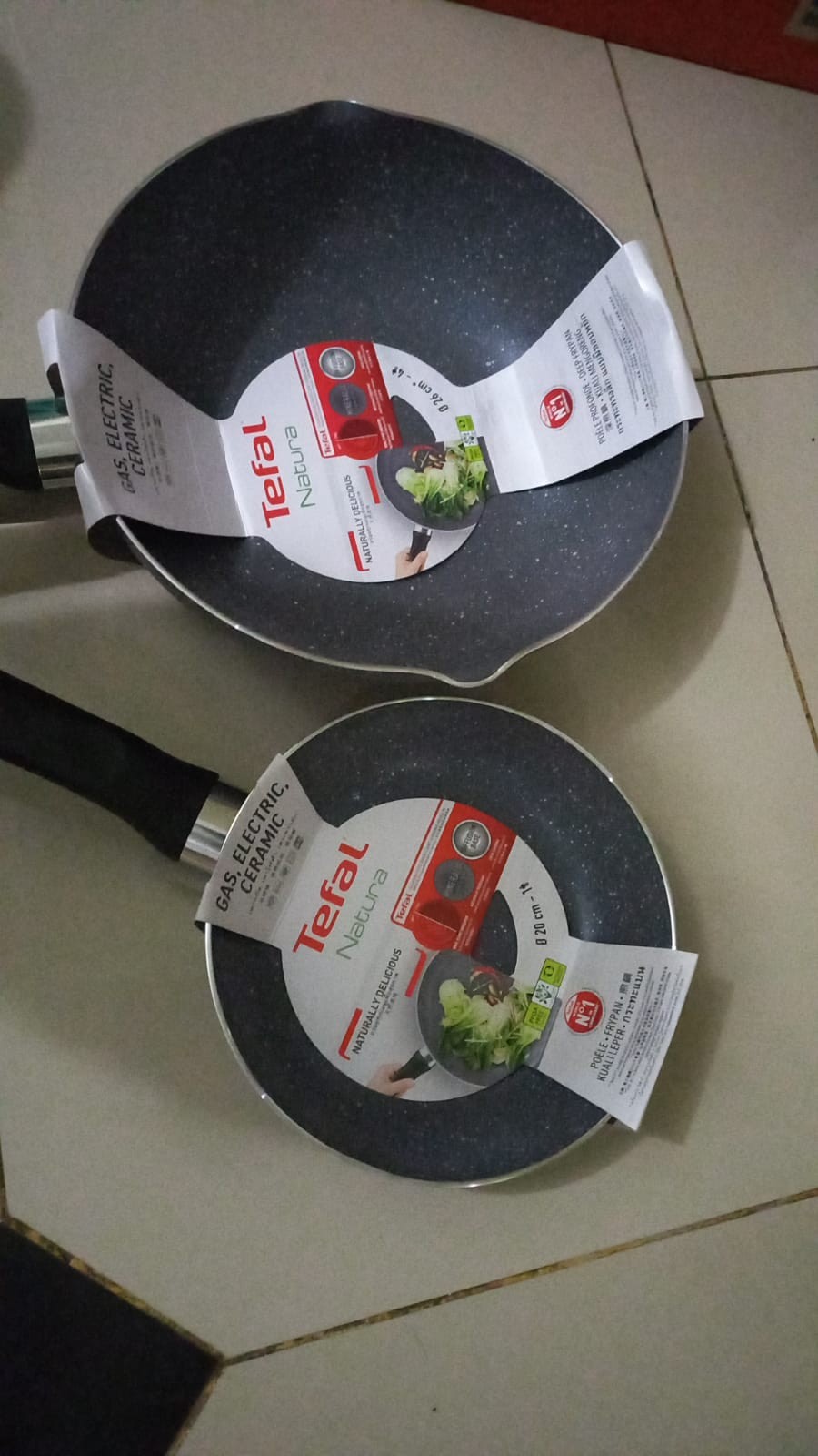 Natura Package 4 Wajan Panci Set Penggorengan Anti Lengket