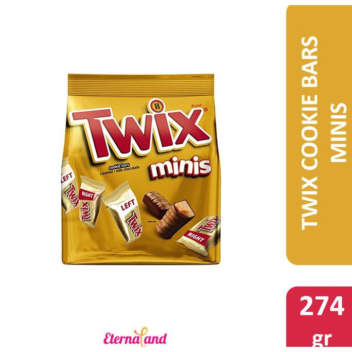 

Twix Cookie Bars Fun Size - Cokelat Karamel Impor