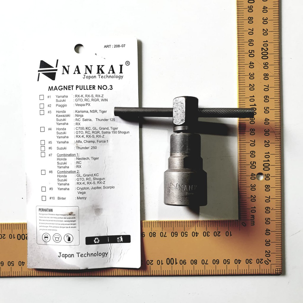 Nankai Treker Magnet No 3 - Satria Karisma NSR Ninja RX Tiger Thunder