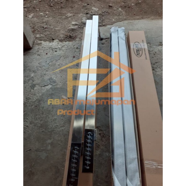 Tarikan handle pintu minimalis panjang 1meter stainless anti karat kupu tarung