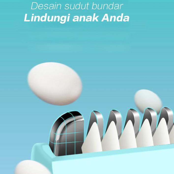 HIPPO LAND Kaikki Baby Hair Clipper Alat Cukur Rambut Bayi Anak Lengkap &amp; Mudah untuk Dicuci 140