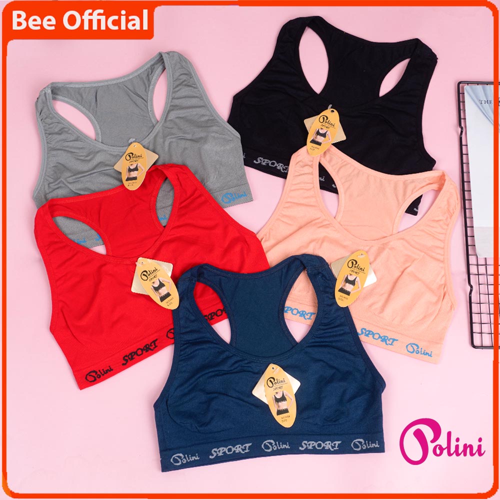 BEE - Miniset Bra Rajut Wanita Dewasa / Bra Remaja Tanpa Busa Premium Quality 699 Polini