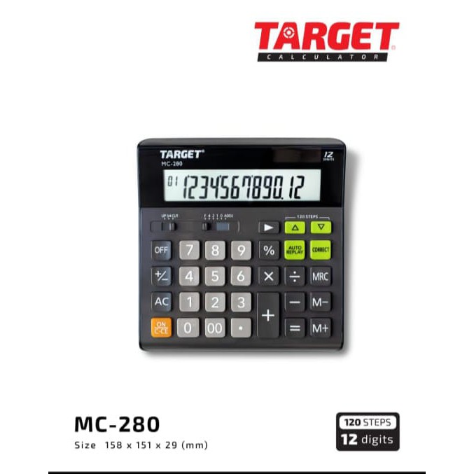 

KALKULATOR TARGET MC280