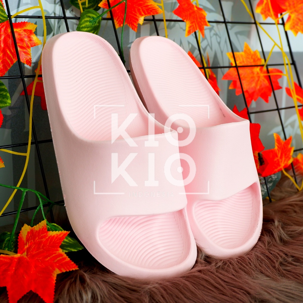 Sandal Slop wanita  sandal kamar mandi berbahan sandal wanita  Sendal Slop Wanita Karet modern korea Style slip on anti Slip