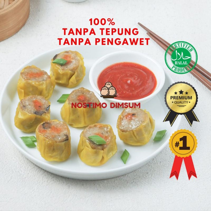 

Dimsum Frozen Nostimo Dimsum/ Dimsum Tanpa Tepung/Tanpa Pengawet/Dimsum Halal dan Lezat