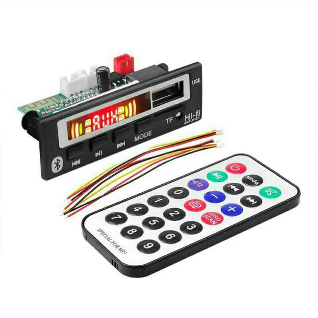 Modul Mini Tape Audio Mobil Car MP3 Player Bluetooth Wireless 12V - JSD-565