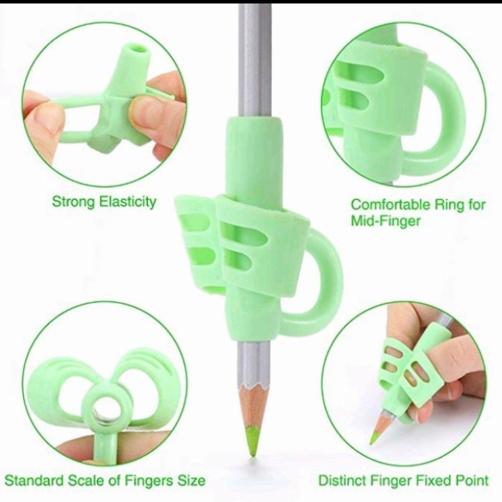 alat bantu pegang pensil - alat bantu tulis -writing grip isi 3pcs