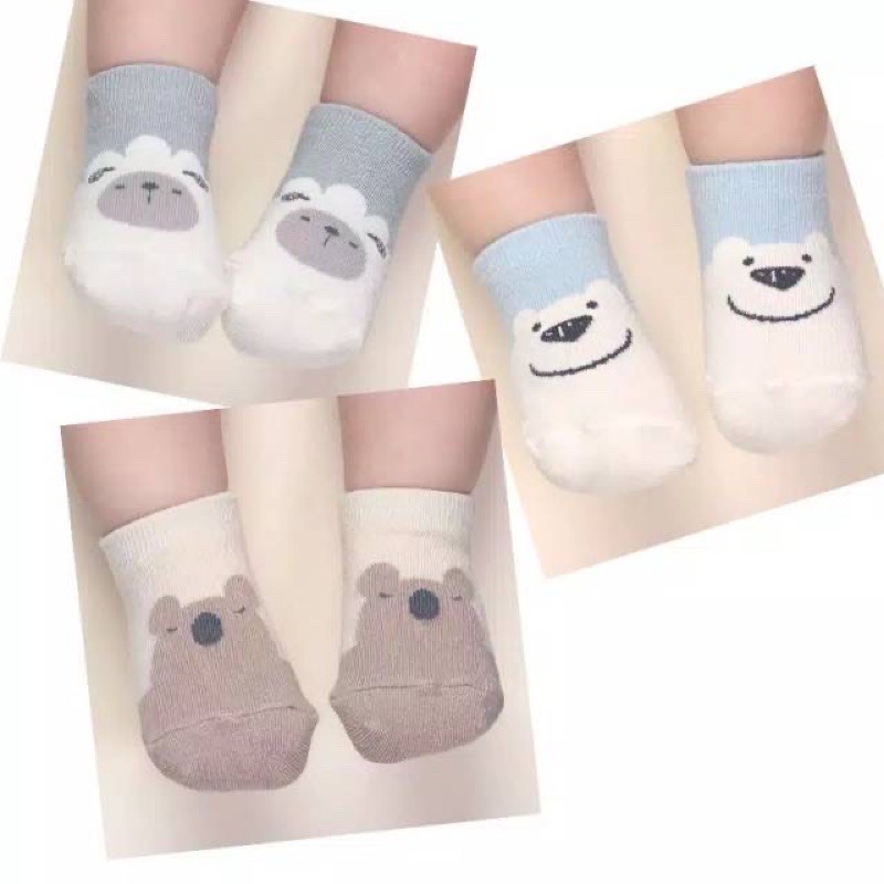 DK 12 Kaos Kaki Bayi / Baby Socks Cute Animal