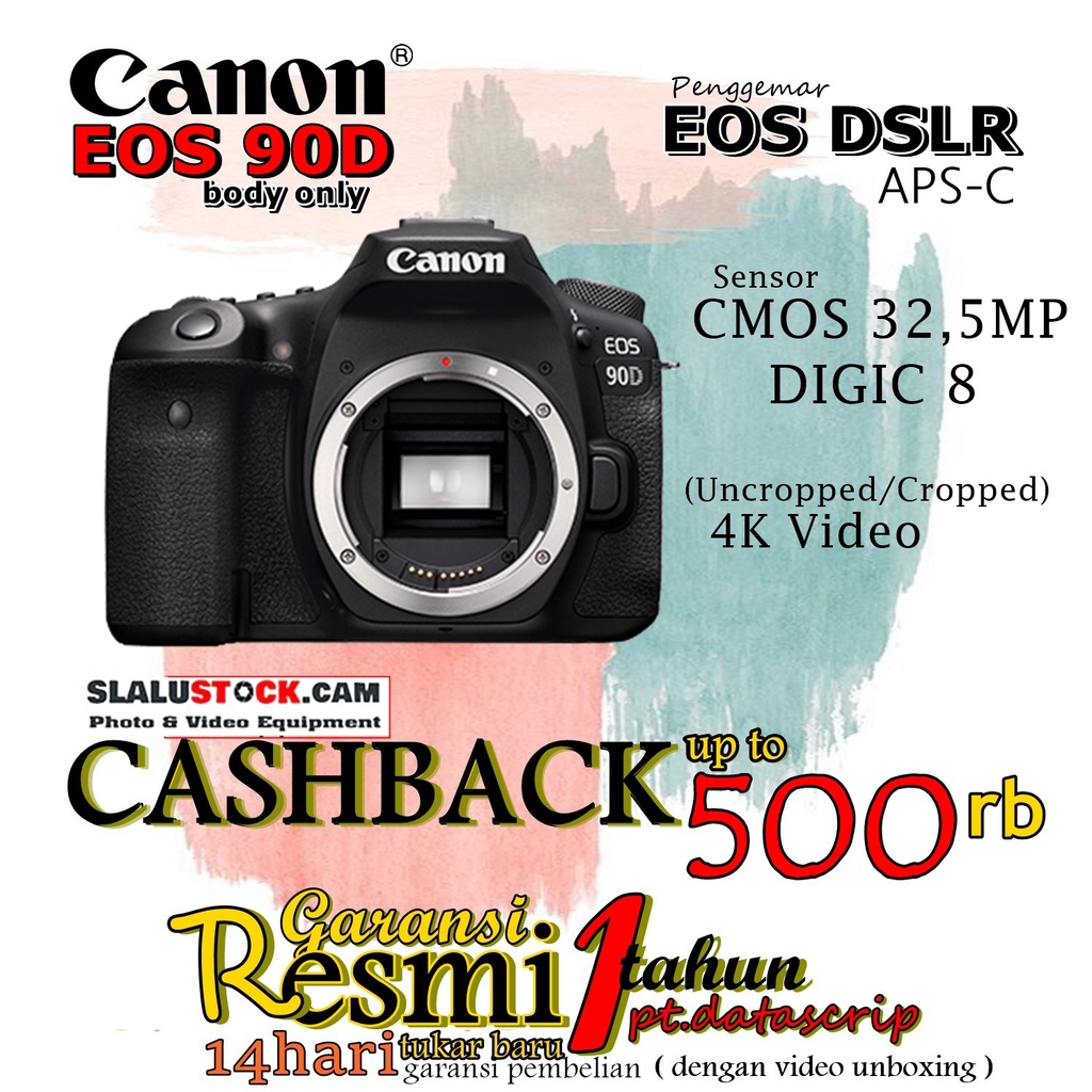Canon Eos 90D Body Only / Camera Canon 90D Body / Canon DSLR 90D Body