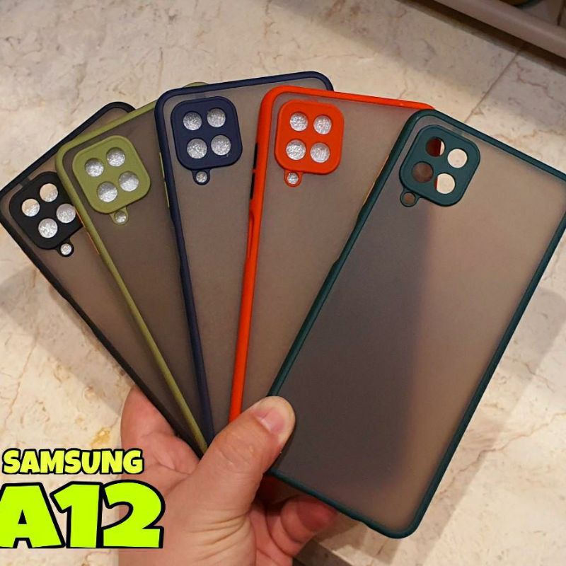 Samsung A12 casing case mychoice ring camera