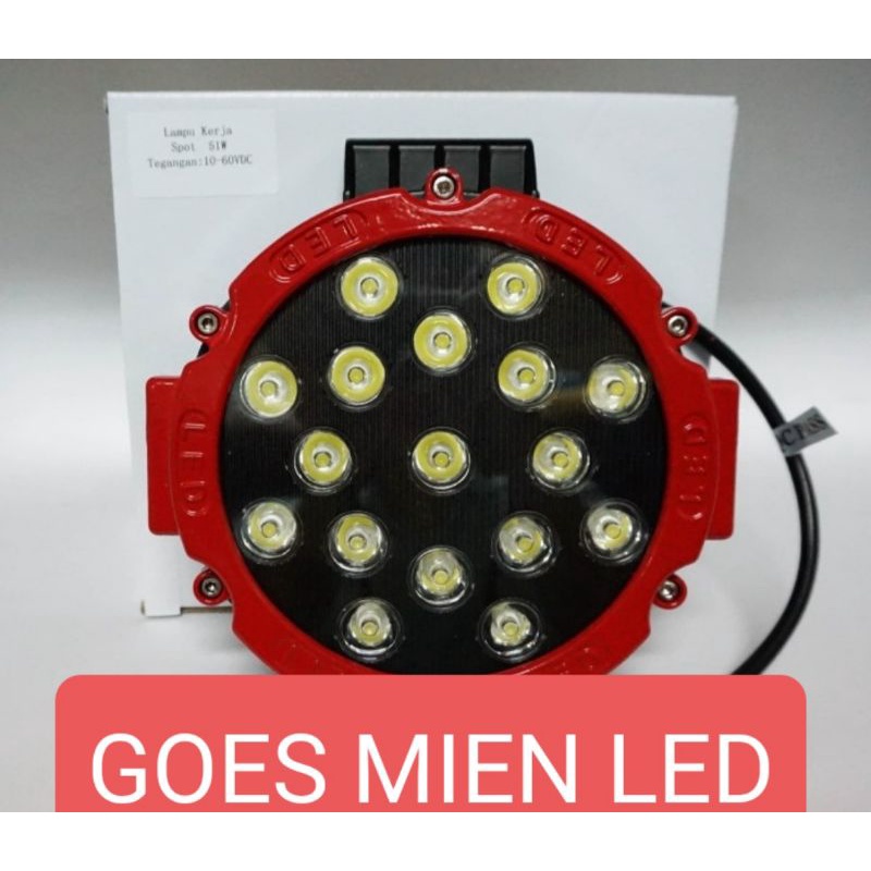 lampu sorot tembak 51 watt 10 - 60 volt