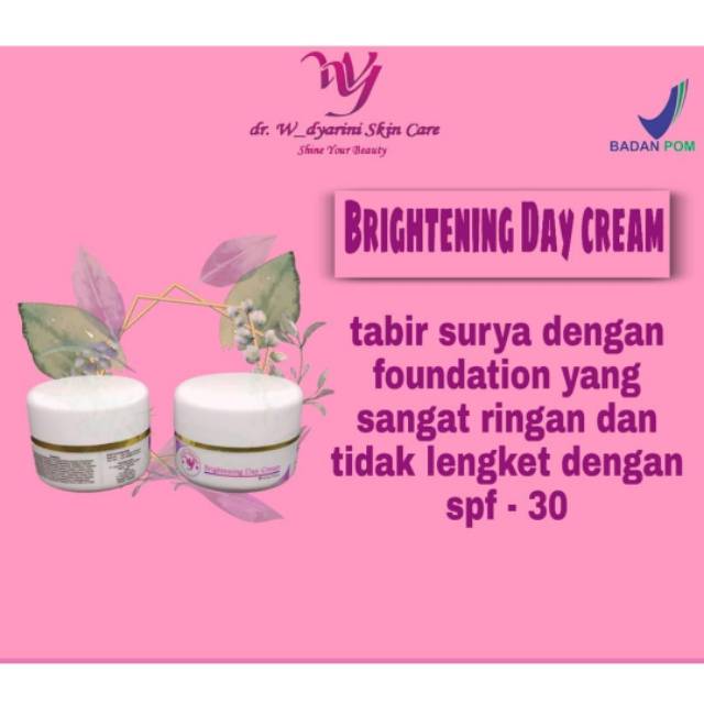 Brightening day cream dr widyarini