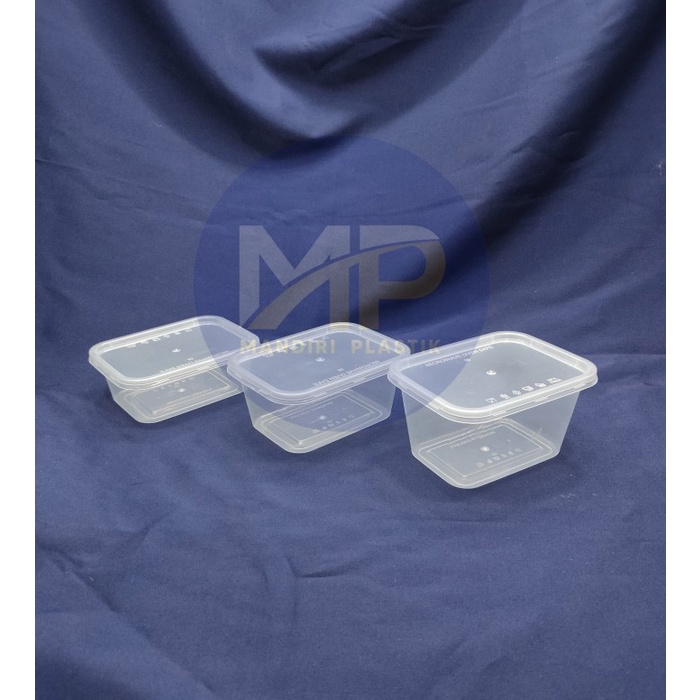 misi- Thinwall Food Container Kotak 200ml / Cup Plastik Puding 200ml -25pcs