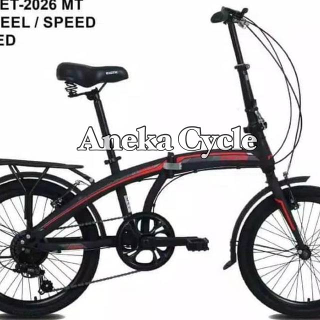 Sepeda Lipat Dewasa Exotic 2026 MT 20 Inch Shimano 7 Speed