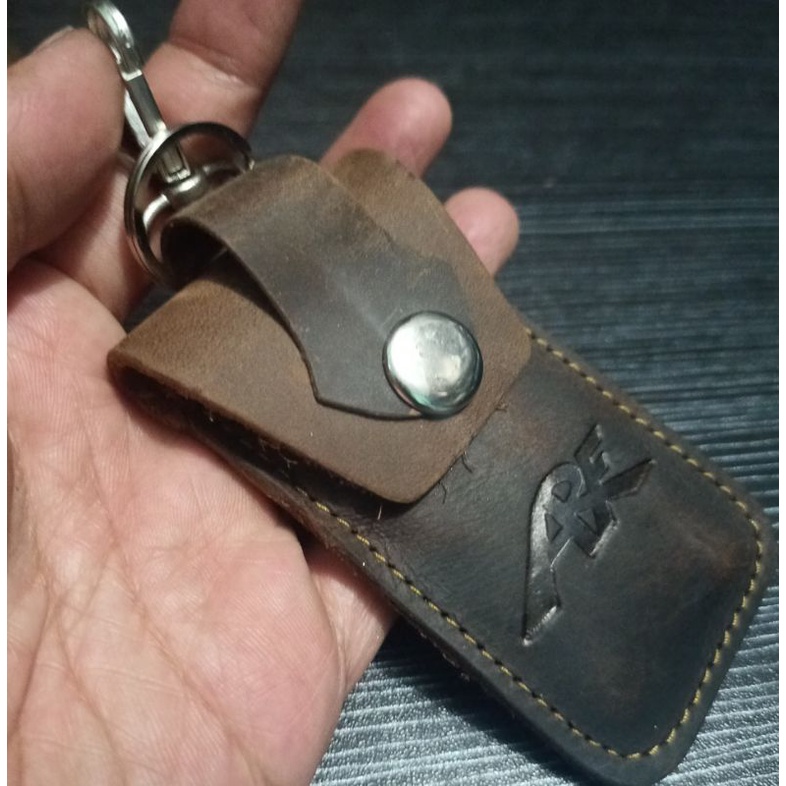 gantungan kunci motor kulit asli super dompet STNK kulit asli