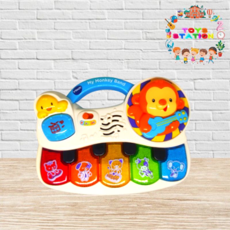 VTech my monkey band music mainan anak piano musik preloved
