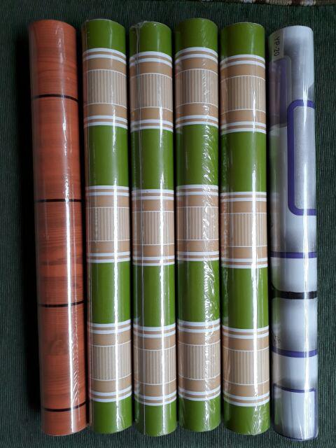 Wallpaper Dinding Sticker Kotak Ungu