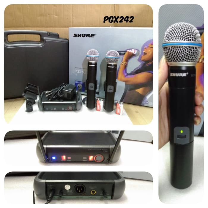 MIC WIRELLES SHURE PGX 242   MICROPHONE SHURE PGX 242
