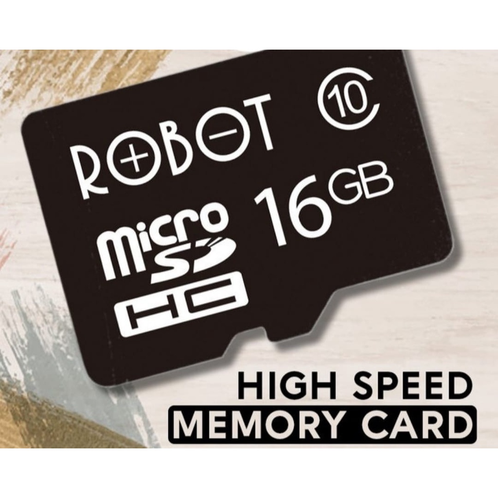 Memory Card-MMC Micro SD ROBOT 4GB-8GB-16GB-32GB Memory Card MicroSD-MMC ROBOT SPEED UP TO 80MB/s CLASS 10 ( ORIGINAL)