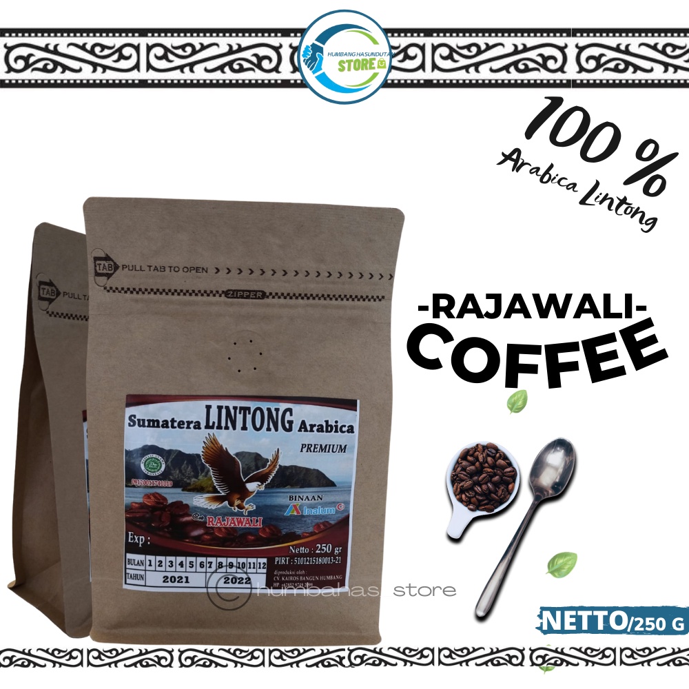 

Rajawali Coffee - Sumatera Arabika Lintong (250 Gr)