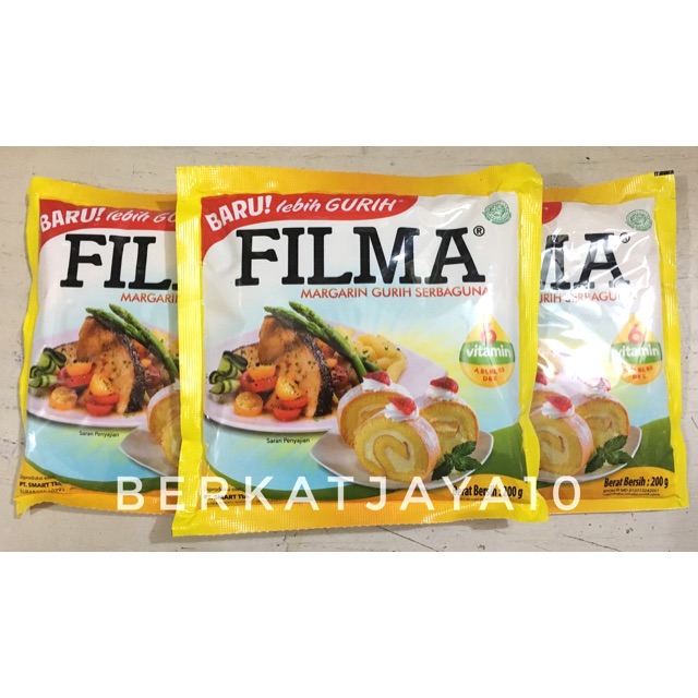 Mentega FILMA sachet 200 Gram Margarin serbaguna Halal