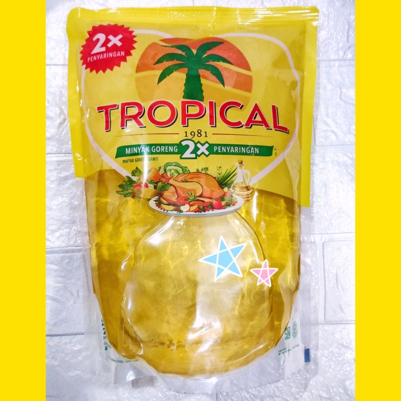 Minyak Tropical 2 liter kemasan Refill