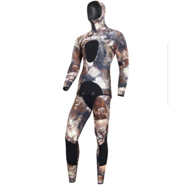 HISEA WETSUIT 3.5mm SPEARFISHING CAMO BROWN / WETSUIT