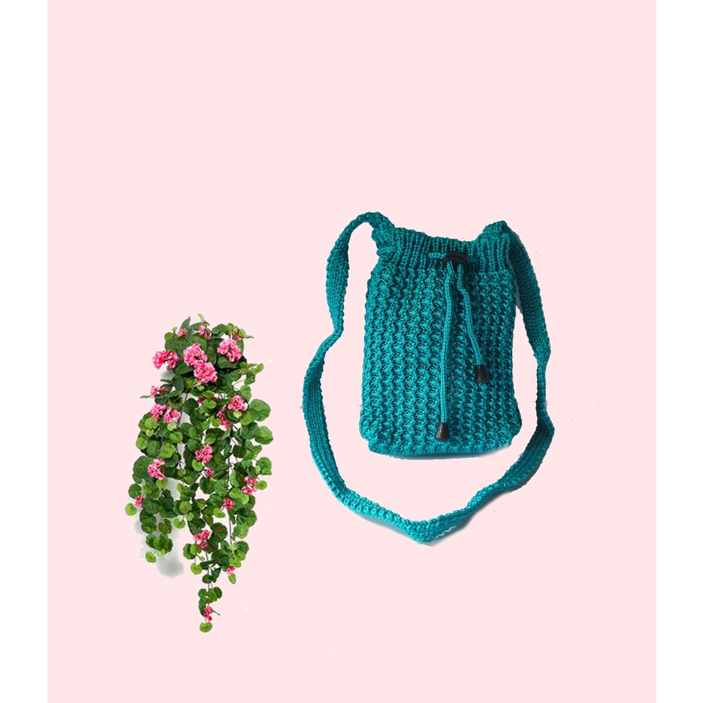 TAS RAJUT SELEMPANG POUCH RAJUT TAS KOJA RAJUT PREMIUM