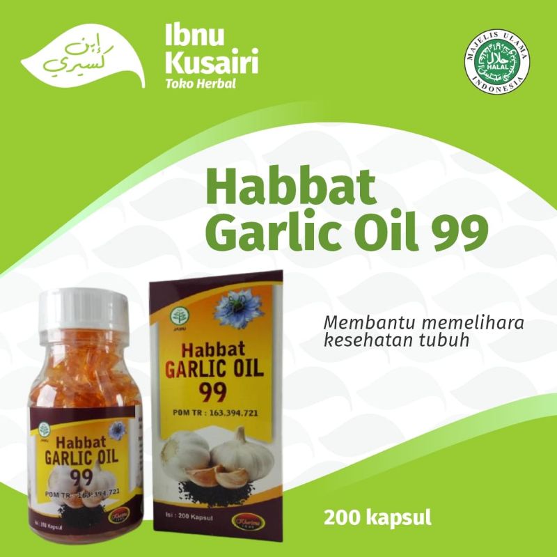 

Habbat Garlic Oil 99 200 Kapsul