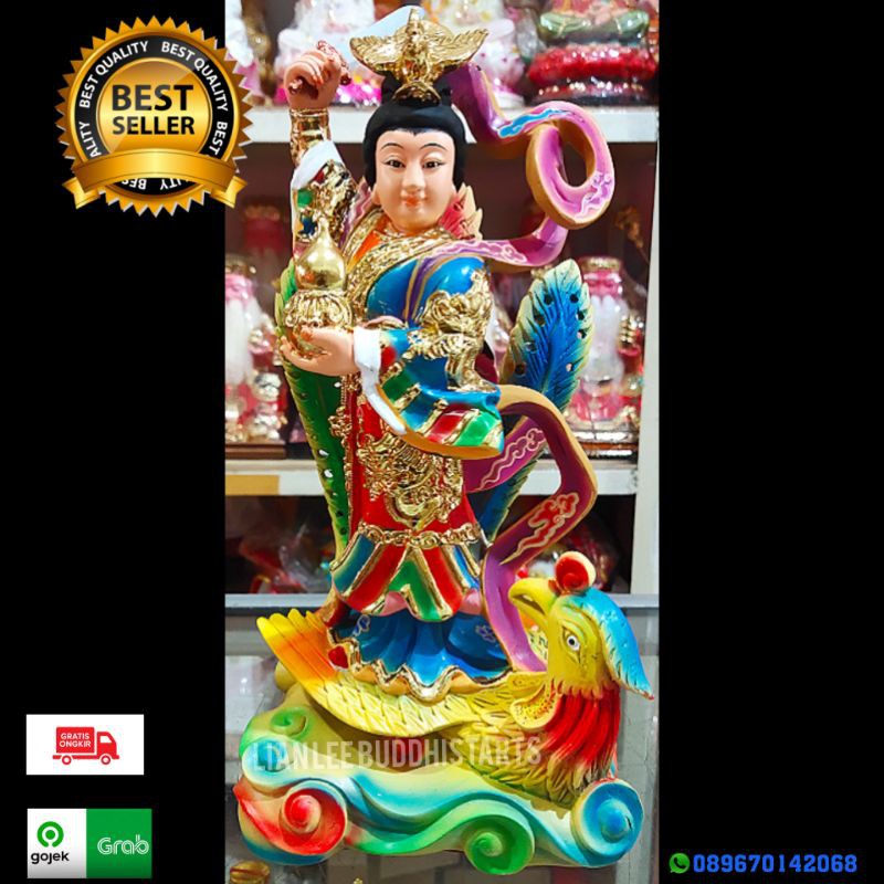 patung dewi ciu tian sen ni jiu tian xuan nu uk 12 inch