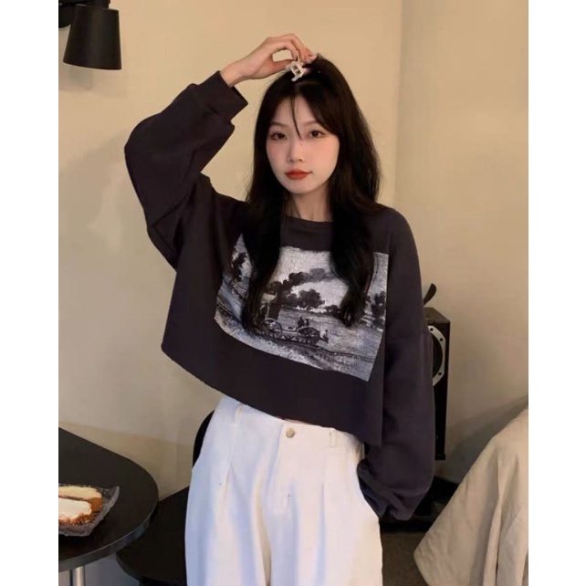 TRAIN SWEATER oversize Sweater jumbo Sweater korea Sweater wanita Sweater korea Sweater crop