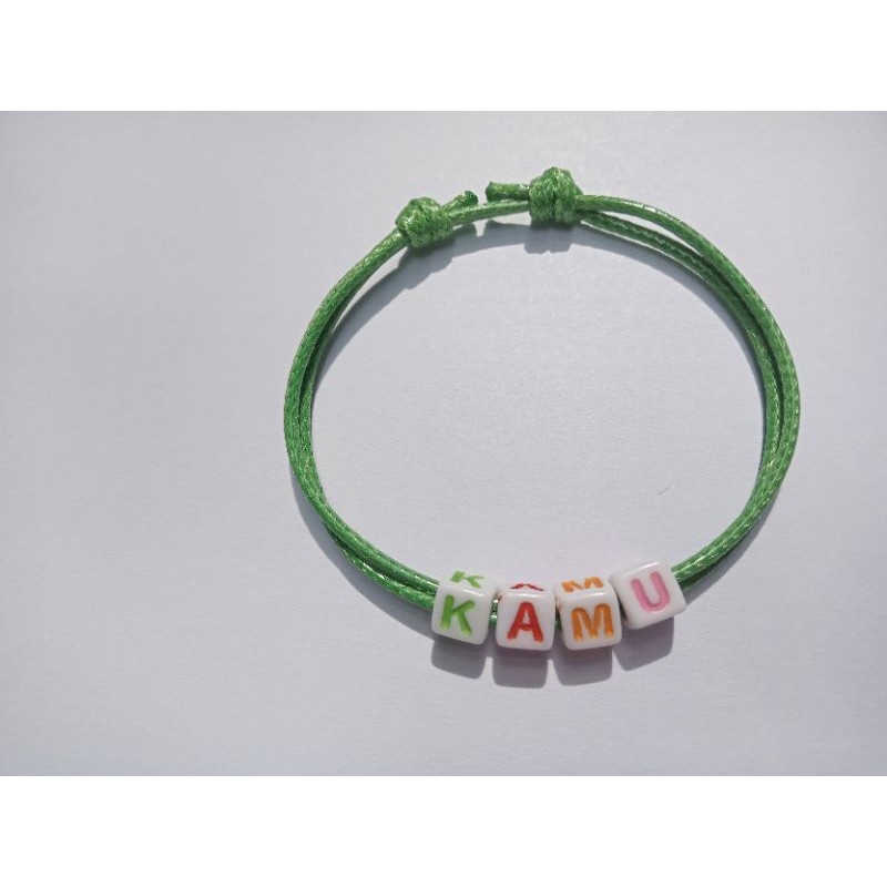 gelang NAMA KAMU warna