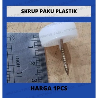 Jual Paku Rotan Atau Paku Kursi Putih Plastik Tebal Pcs Kaki Rotan Bagus Indonesia Shopee