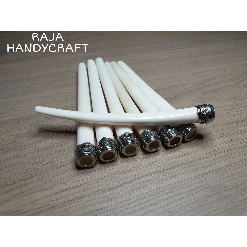 Once talang Asap Pipa TULANG SAPI ASLI Model Alpaka kualitas premium bukan iga duyung,gali asem