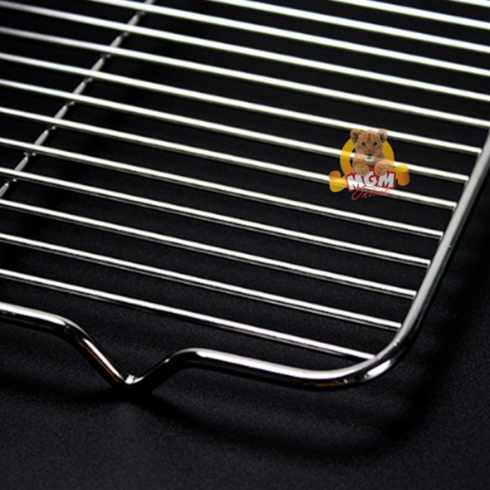 45x28 Stainless Wire Mesh Peniris gorengan / BBQ grill / tatakan kue