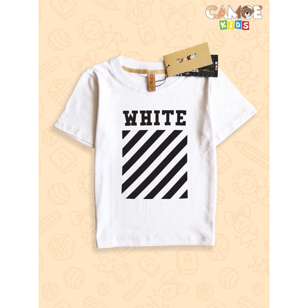Baju kaos anak kids off white