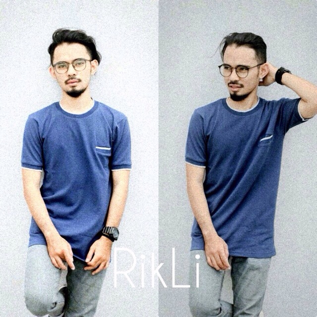 Polo Shirt / Lacoste CVC 24s / Polo Premium Blue by RIKLI CLOTHING