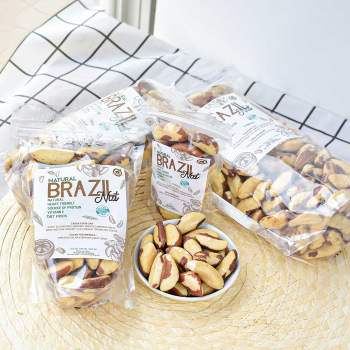 

TERMURAH Brazil Nut 250 Gr (Kacang Brazil) AR012