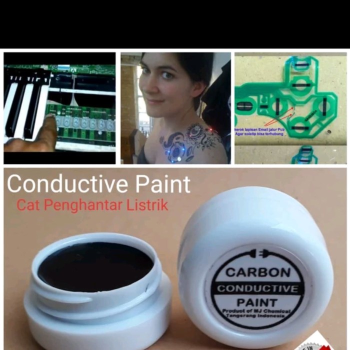 

Chrysa | CARBON CONDUCTIVE GLUE / LEM KARBON PENGHANTAR ARUS LISTRIK 5 Gram
